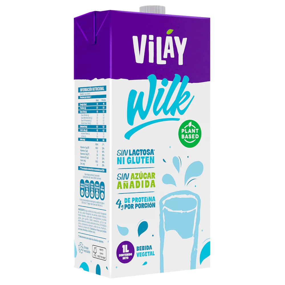 bebida vegetal vilay wilk original sin azucar 1lt 12und bebida vegetal vilay wilk original sin azucar 1lt 12und