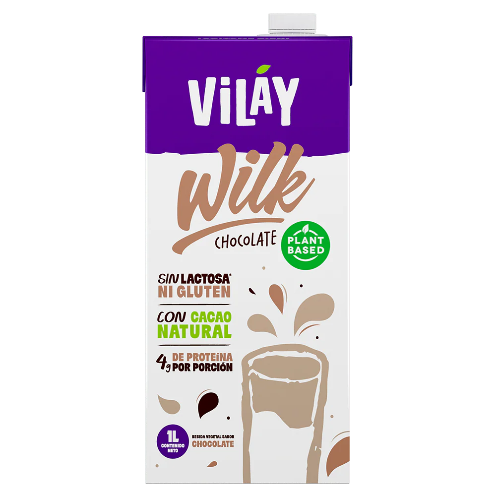 bebida vegetal vilay wilk chocolate 1lt 12und bebida vegetal vilay wilk chocolate 1lt 12und