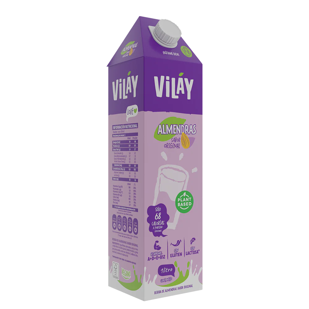 alimento de almendras original 1 lt 12und alimento de almendras original 1 lt 12und