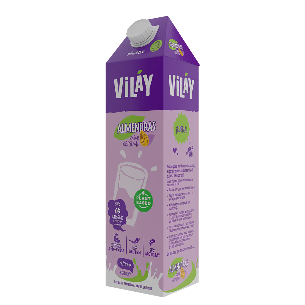 alimento de almendras original 1 lt 12und alimento de almendras original 1 lt 12und