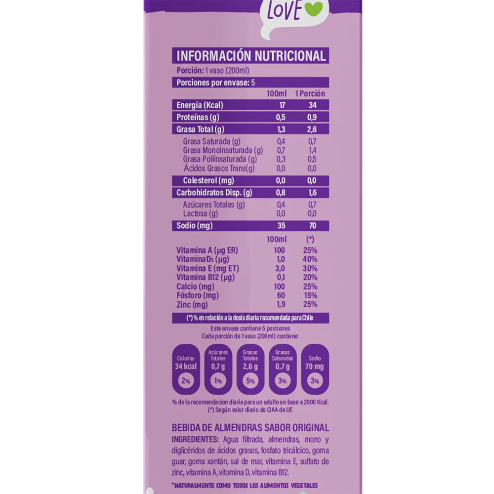 alimento de almendras sin azucar 1t 12und alimento de almendras sin azucar 1t 12und