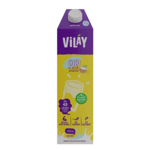 alimento de coco sin azucar 1 lt 12und