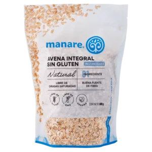 avena sin gluten instantánea 800 g manare