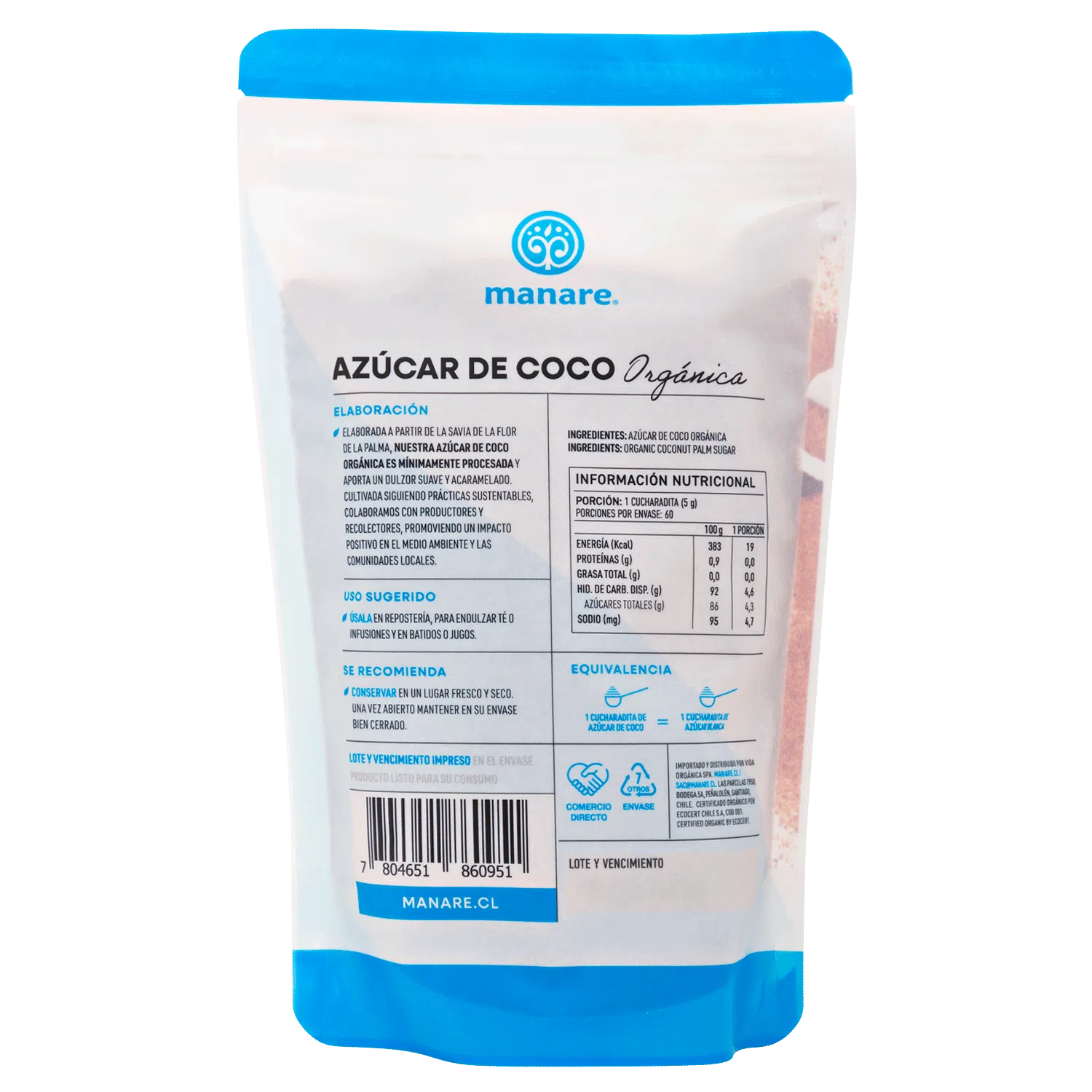 azúcar de coco orgánica 300 g azúcar de coco orgánica 300 g